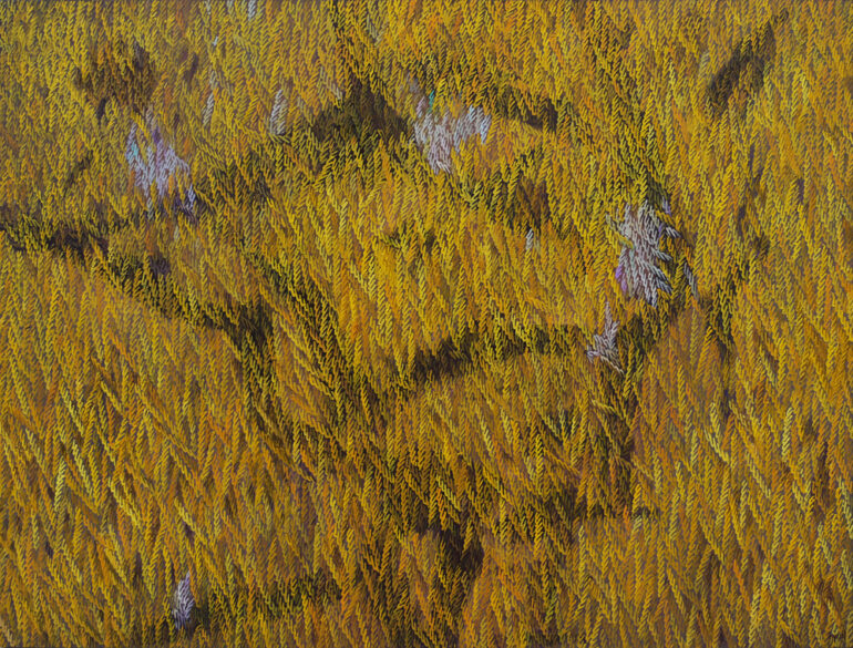 Ahmet Yeşil, İmgeler 4 (2023), 200x150 cm, Tuval üzerine yağlı boya