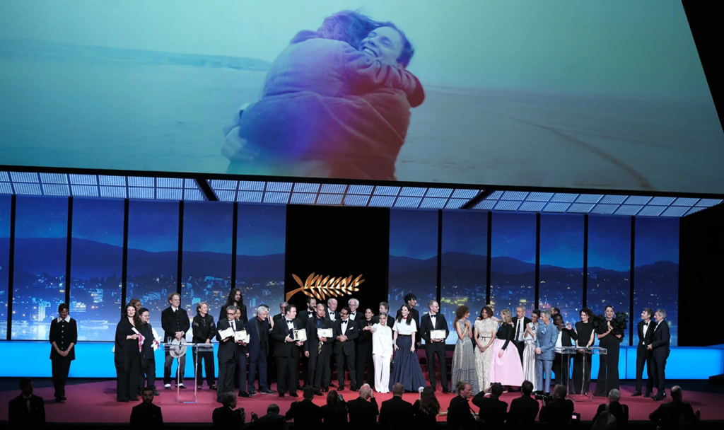 78. Cannes Film Festivali'nin jüri ve kazananları. Görsel: Jean-Louis Hupe, FDC