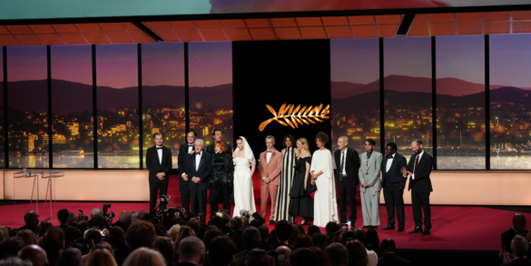78. Cannes Film Festivali jürisi Açılış Gecesi'nde. Görsel: Joachim Tournebize / FDC