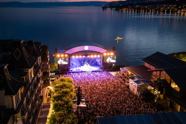58. Montrö Caz Festivali Göl Sahnesi genel atmosferi.