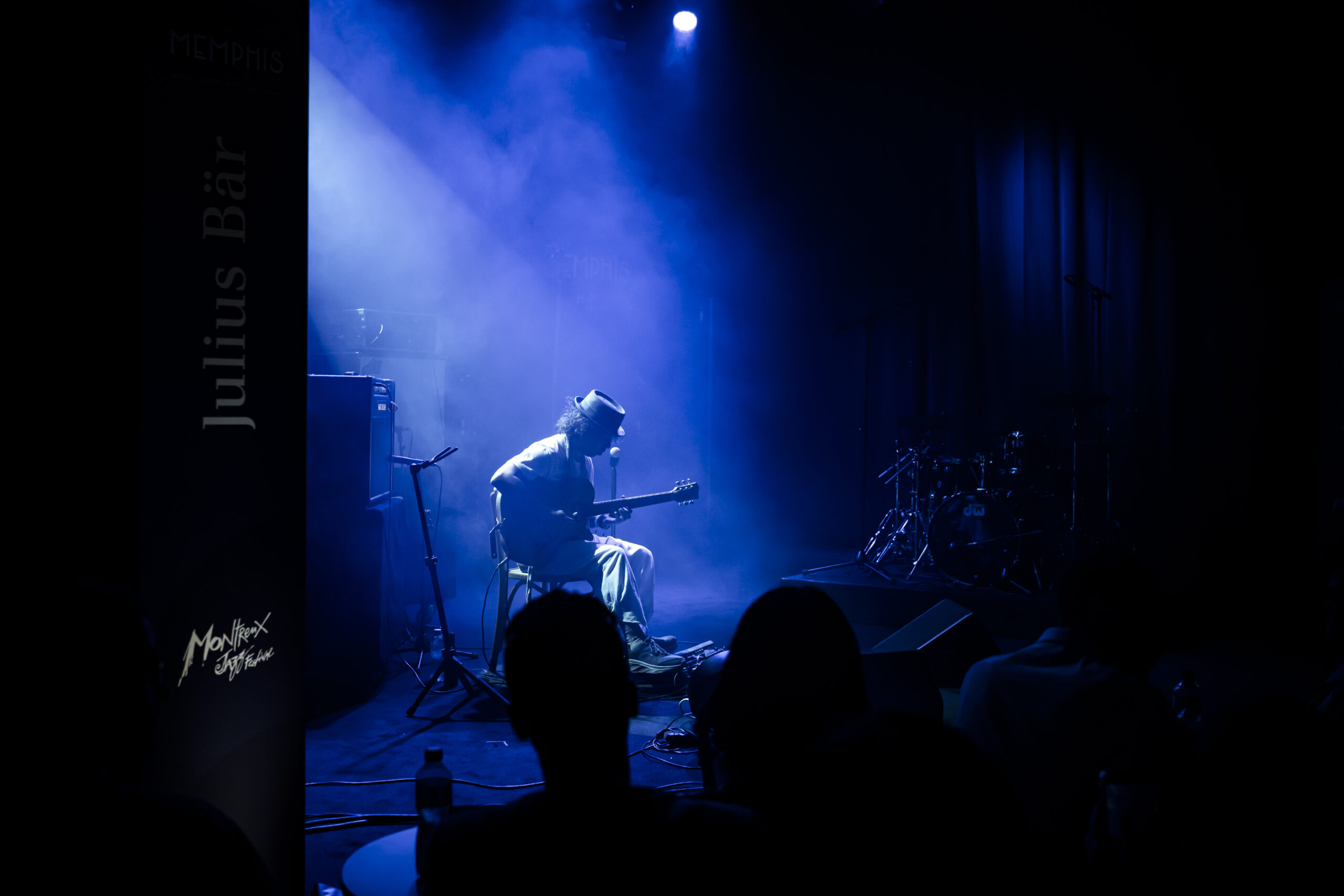 Bilal Karaman, 2025 Montrö Caz Festivali kapsamında The Memphis sahnesinde.