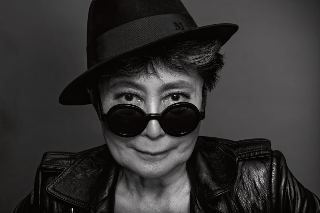 Yoko Ono’nun portresi (2012). Görsel: Matthew Placek / Yoko Ono