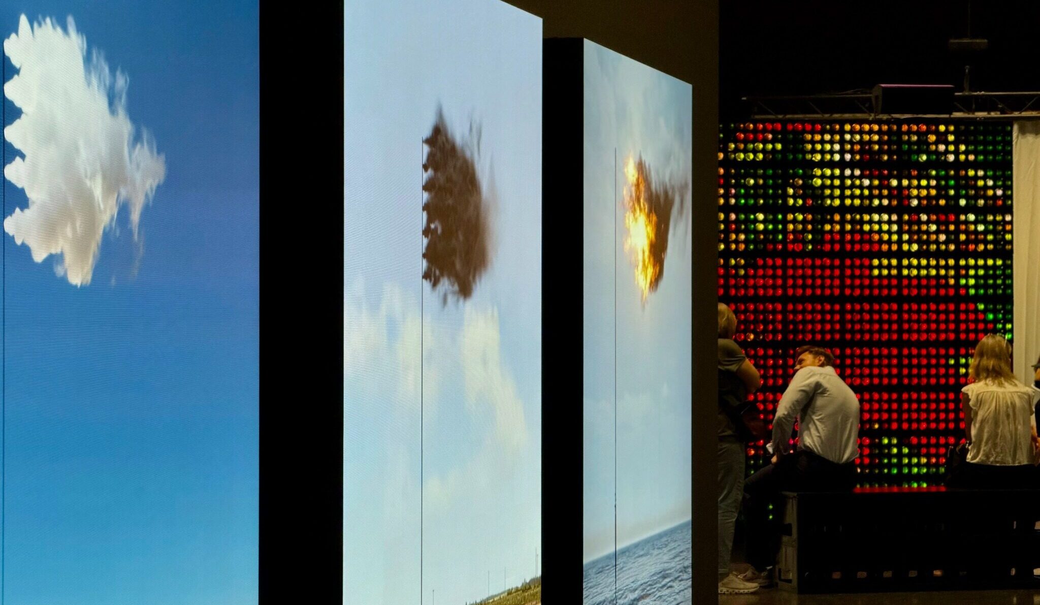 John Gerrard’ın Flare (Oceania) adlı 2022 tarihli dijital çalışması, Art Basel 2026’nın Zero 10 bölümünde yer aldı. Görsel: Mehmet Can Asar